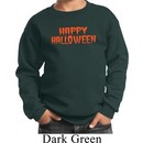 Kids Spooky Happy Halloween Youth Sweatshirt