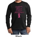 Kids Support Breast Cancer Awareness Youth Long Sleeve