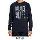 Kids Yoga Shirt Balance Your Life Dry Wicking Long Sleeve Tee T-Shirt