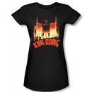 King Kong Juniors T-Shirt Warner Bros Movie At The Gates Black Shirt