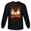 King Kong Long Sleeve T-Shirt Warner Bros Movie At The Gates Shirt