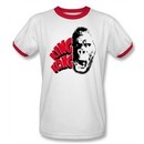 King Kong Ringer T-Shirt Warner Bros Movie Kong Head Red/White Shirt