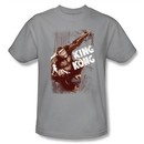 King Kong T-Shirt Warner Bros Movie Sepia Snag Adult Silver Tee Shirt