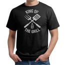 King Of The Grill Organic T-shirt Barbecue Utensils Adult Tee Shirt