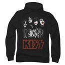 Kiss Rock Band Hoodie Sweatshirt Rock The House Black Adult Hoody Sweat Shirt