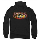 Kiss Rock Band Hoodie Sweatshirt Stage Logo Black Adult Hoody