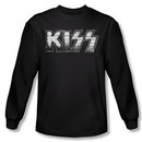 Kiss Shirt Rock Band Heavy Metal Long Sleeve Black Tee T-Shirt