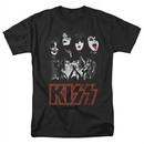 Kiss Shirt Rock Band Rock The House Adult Black Tee T-Shirt