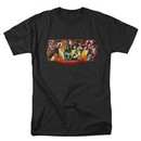 Kiss Shirt Rock Band Stage Logo Adult Black Tee T-Shirt