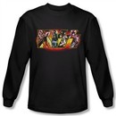 Kiss Shirt Rock Band Stage Logo Long Sleeve Black Tee T-Shirt