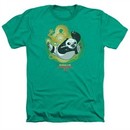 Kung Fu Panda 3 Shirt Drago Po Heather Kelly Green T-Shirt