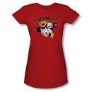 Kung Fu Panda Shirt Juniors Kaboom Of Doom Red Tee T-Shirt