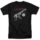 L.A. Guns Shirt Cocked And Loaded Black T-Shirt