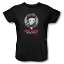 Betty Boop Ladies T-shirt Born To Ride Black Tee Shirt