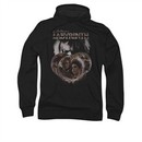 Labyrinth Hoodie Sweatshirt Globes Black Adult Hoody Sweat Shirt