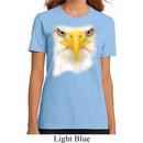 Ladies Bald Eagle Shirt Big Bald Eagle Face Organic T-Shirt