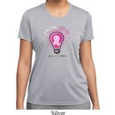 Ladies Breast Cancer Awareness Shirt Think Pink Moisture Wicking Tee