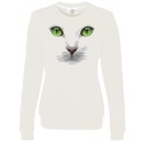 Green Eyes Cat Ladies Sweatshirt