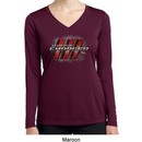 Ladies Dodge Charger RT Logo Dry Wicking Long Sleeve Shirt