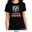 Ladies Dodge Shirt Ram Hemi Logo Tee T-Shirt