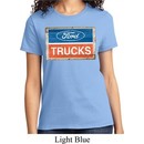Ladies Ford Shirt Ford Trucks Logo Tee T-Shirt