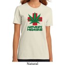 Ladies Funny Shirt Natures Medicine Organic Tee T-Shirt