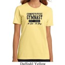 Ladies Gymnastics Shirt Competitive Gymnast Organic Tee T-Shirt