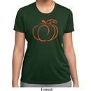 Ladies Halloween Tee Pumpkin Sketch Dry Wicking T-shirt