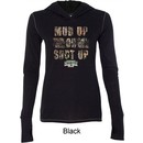 Ladies Mossy Oak Mud Up or Shut Up Tri Blend Hoodie Shirt