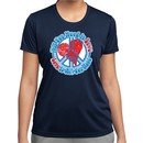 Ladies Peace Shirt All You Need is Love Moisture Wicking Tee T-Shirt
