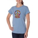 Ladies Peace Shirt Funky Peace Organic Tee T-Shirt