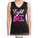 Ladies Shirt Fight For a Cure Sleeveless Moisture Wicking Tee T-Shirt