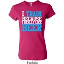 Ladies Shirt I Train For Beer Crewneck Tee T-Shirt
