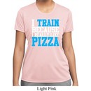 Ladies Shirt I Train For Pizza Moisture Wicking Tee T-Shirt