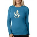 Ladies Yoga Shirt Body OM Long Sleeve Thermal Tee T-Shirt
