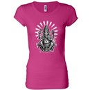 Ladies Yoga Shirt Ganesha Longer Length Tee T-shirt
