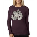 Ladies Yoga Shirt Ganesha OM Long Sleeve Thermal Tee T-Shirt