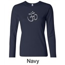 Ladies Yoga T-shirt ? Aum Symbol Long Sleeve Shirt