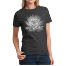 Ladies Yoga T-shirt Lotus Flower Shirt