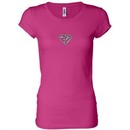 Ladies Yoga T-Shirt Super OM Small Print Longer Length Shirt