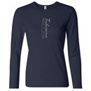 Ladies Yoga T-shirt Tadasana Mountain Pose Long Sleeve Shirt