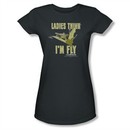 Land Before Time Shirt Juniors I'm Fly Charcoal Tee T-Shirt