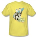 Leave it to Beaver Shirt Wholesome Family Adult Yellow Tee T-Shirt