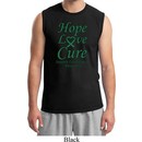 Liver Cancer Awareness Tee Hope Love Cure Muscle Shirt
