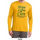 Liver Cancer Hope Love Cure Dry Wicking Long Sleeve