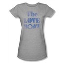 Love Boat Juniors Shirt Distressed Logo Athletic Heather T-Shirt