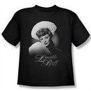 Lucille Lucy Ball Kids Shirt Soft Portrait Black Youth Tee T-Shirt
