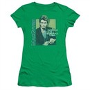 MacGyver Juniors Shirt Wonderous Paperclip Kelly Green T-Shirt