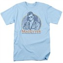 MacGyver Shirt Title Light Blue T-Shirt
