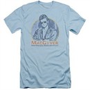 MacGyver Slim Fit Shirt Title Light Blue T-Shirt
